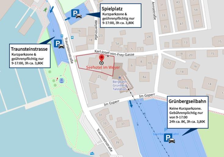 Seehotel Im Weyer Gmunden Esterno foto